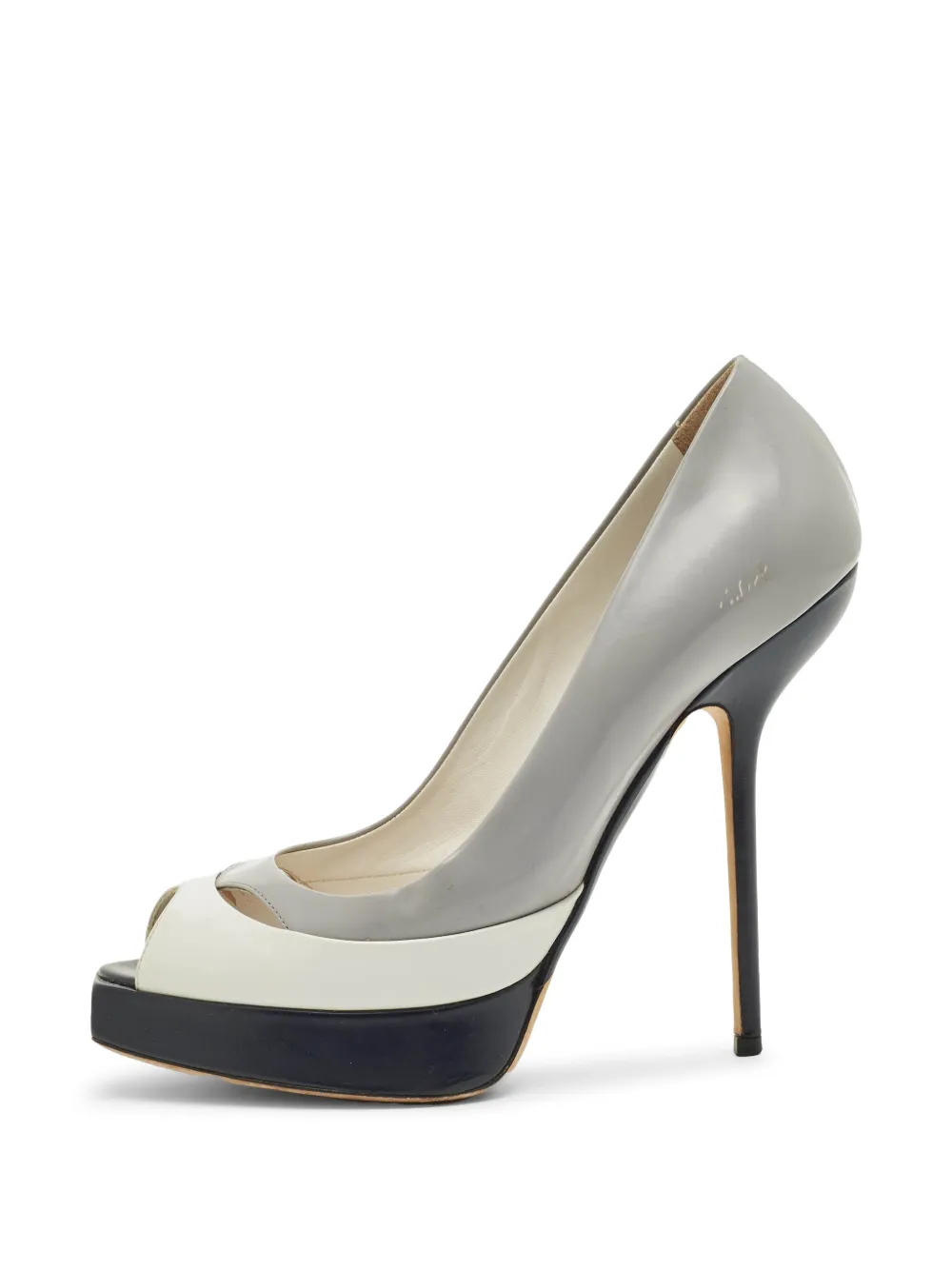 Christian Dior Pre-Owned Pumps con plateau - Grigio