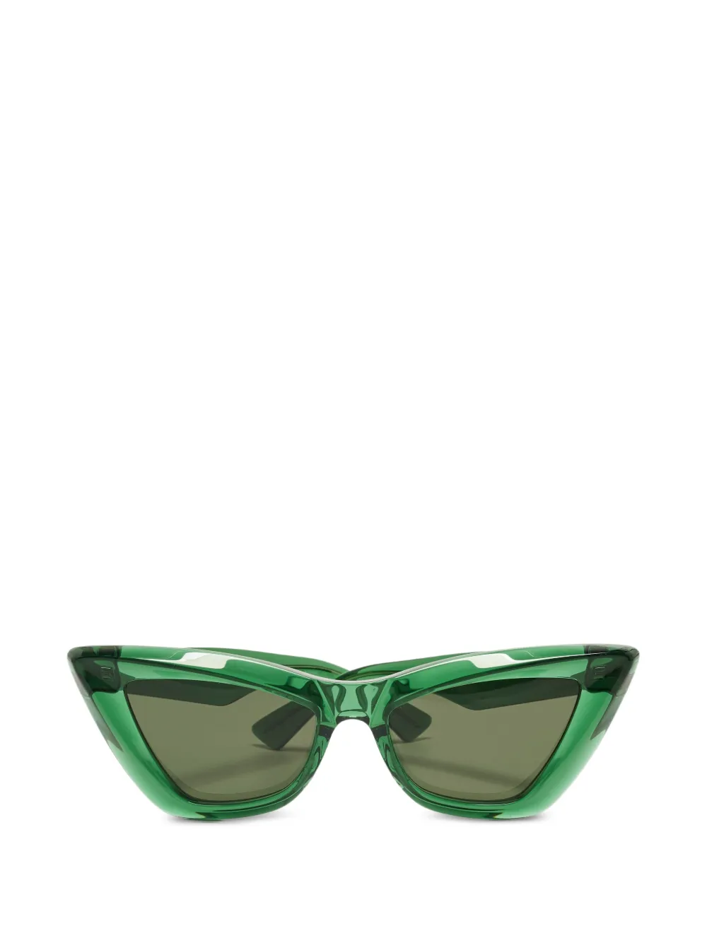 Bottega Veneta Pre-Owned cat-eye sunglasses - Verde