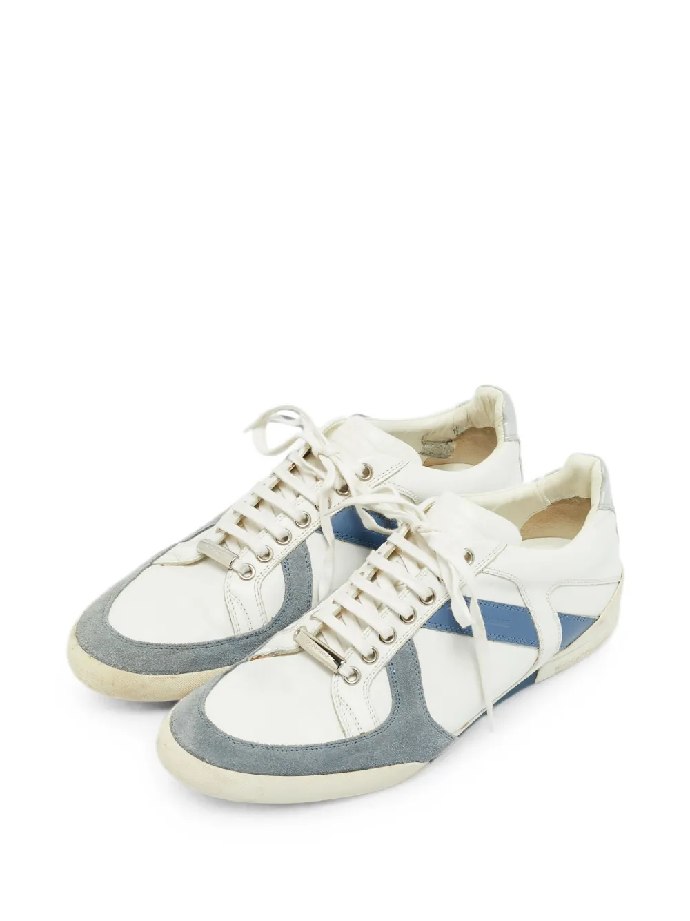 Christian Dior Pre-Owned CD panelled sneakers - White