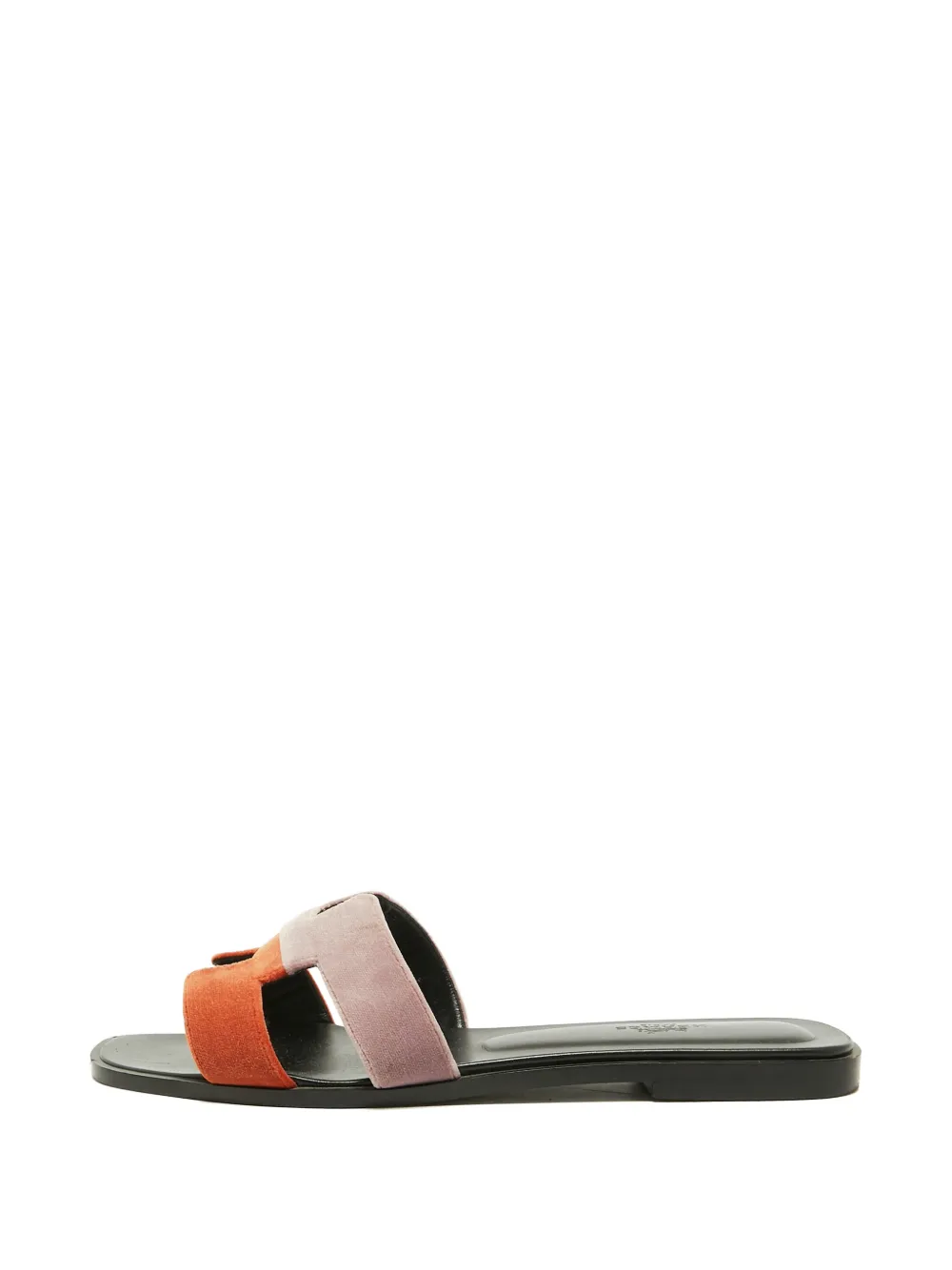 Hermès Pre-Owned Sandali Oran con design ad H - Arancione