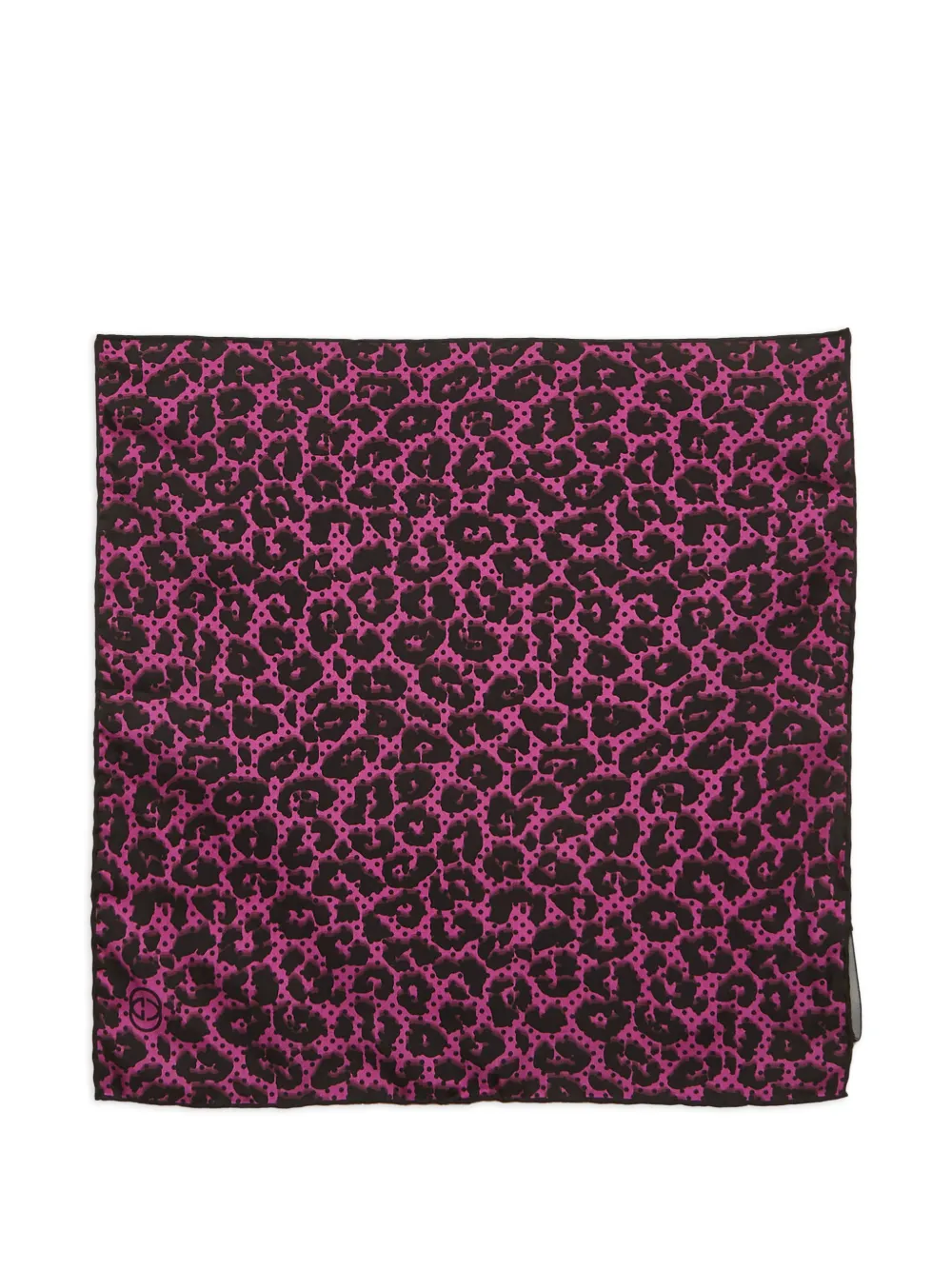 Gucci Pre-Owned leopard-print silk scarf - Viola