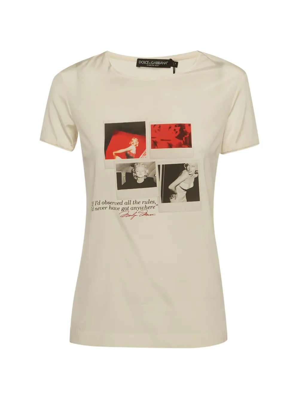 Dolce & Gabbana Pre-Owned Marilyn Monroe-print T-shirt - Toni neutri