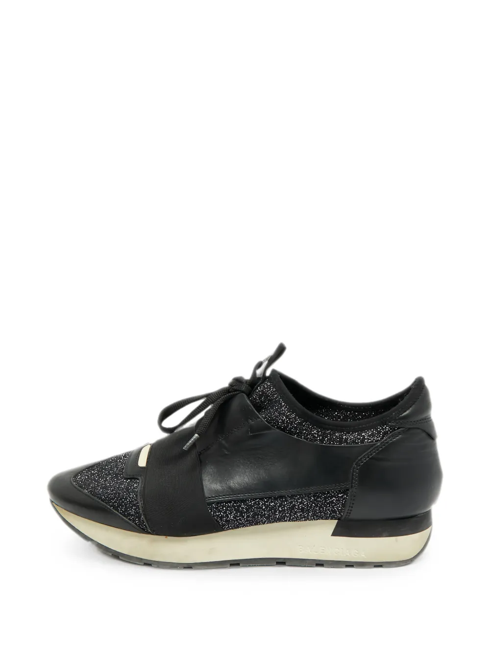 Balenciaga Pre-Owned Race Runner lace-up sneakers - Nero