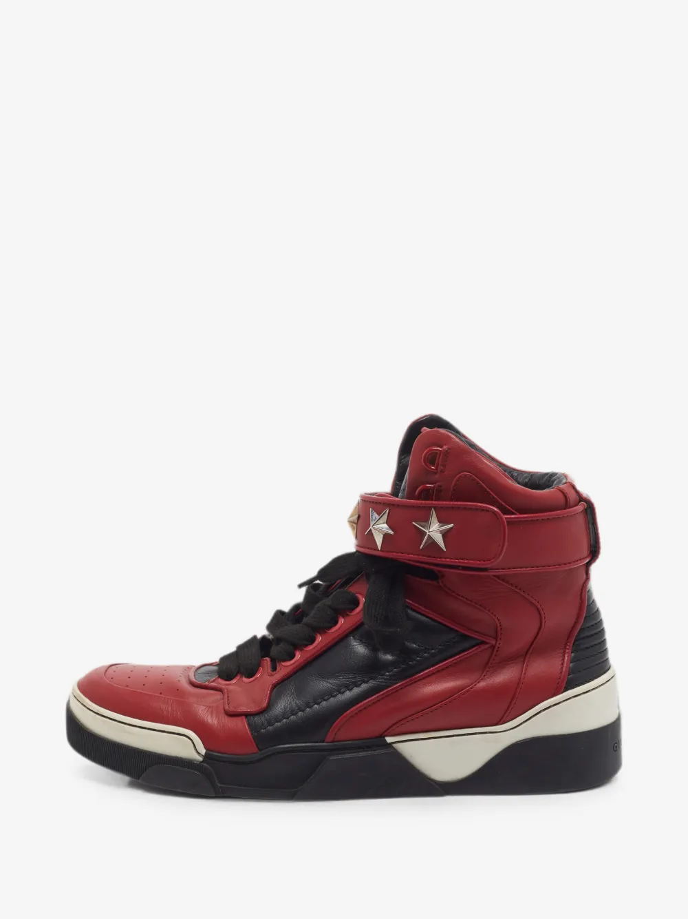 Givenchy Pre-Owned Tyson 星星铆钉运动鞋 | 红色 | Image 1
