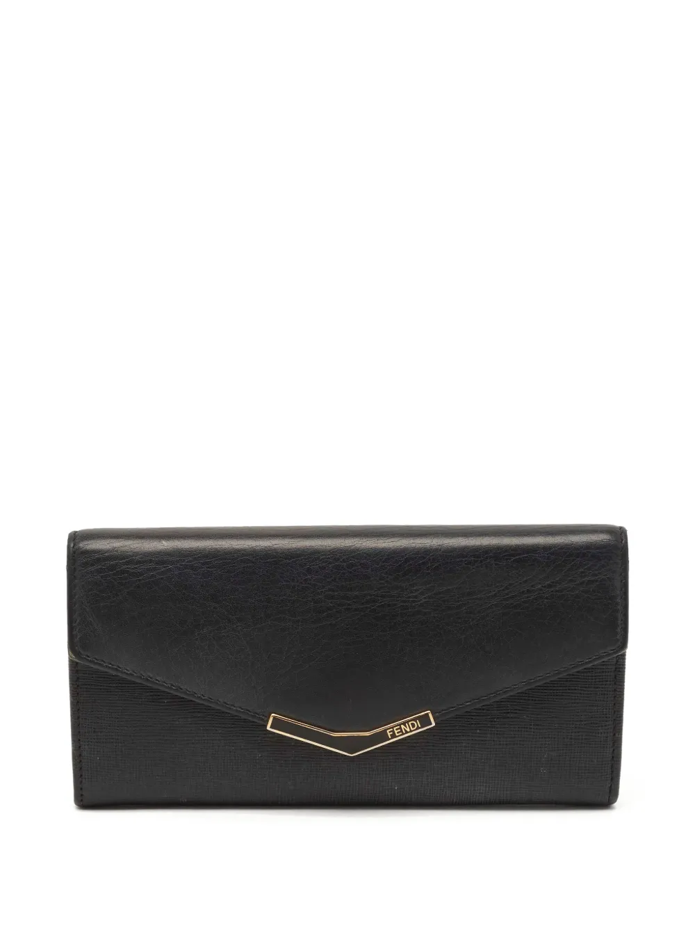 Fendi Pre-Owned 2016 2Jours logo-bar wallet - Nero