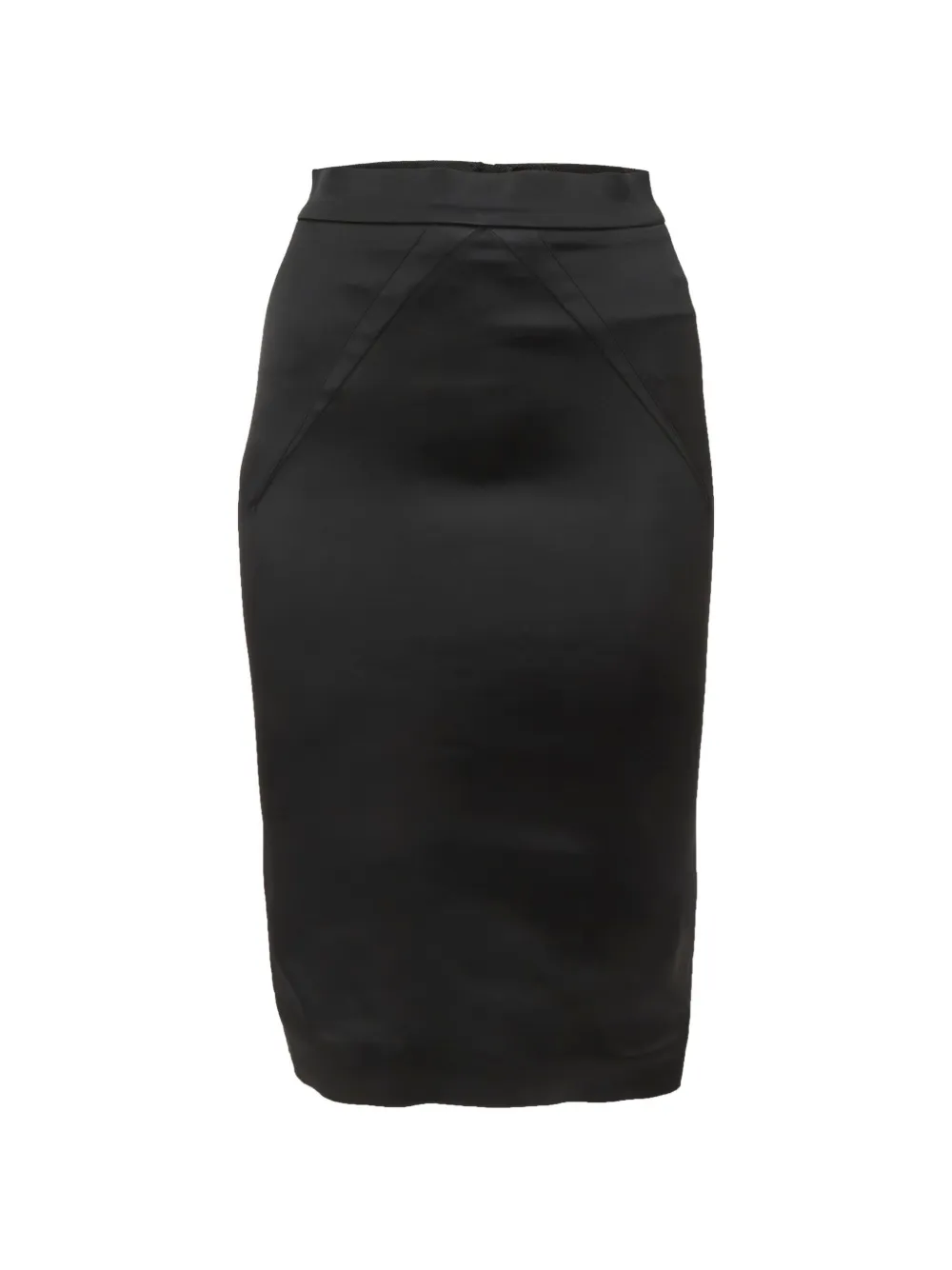 Dolce & Gabbana Pre-Owned satin pencil midi skirt - Nero