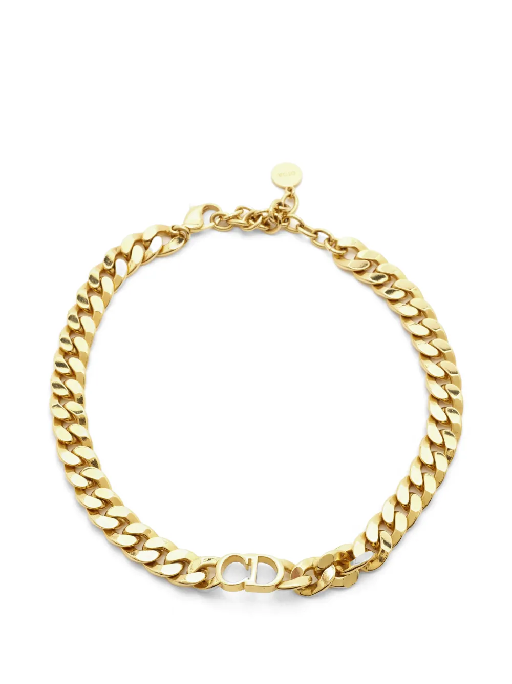 Christian Dior Pre-Owned Danseuse Étoile CD choker necklace - Gold