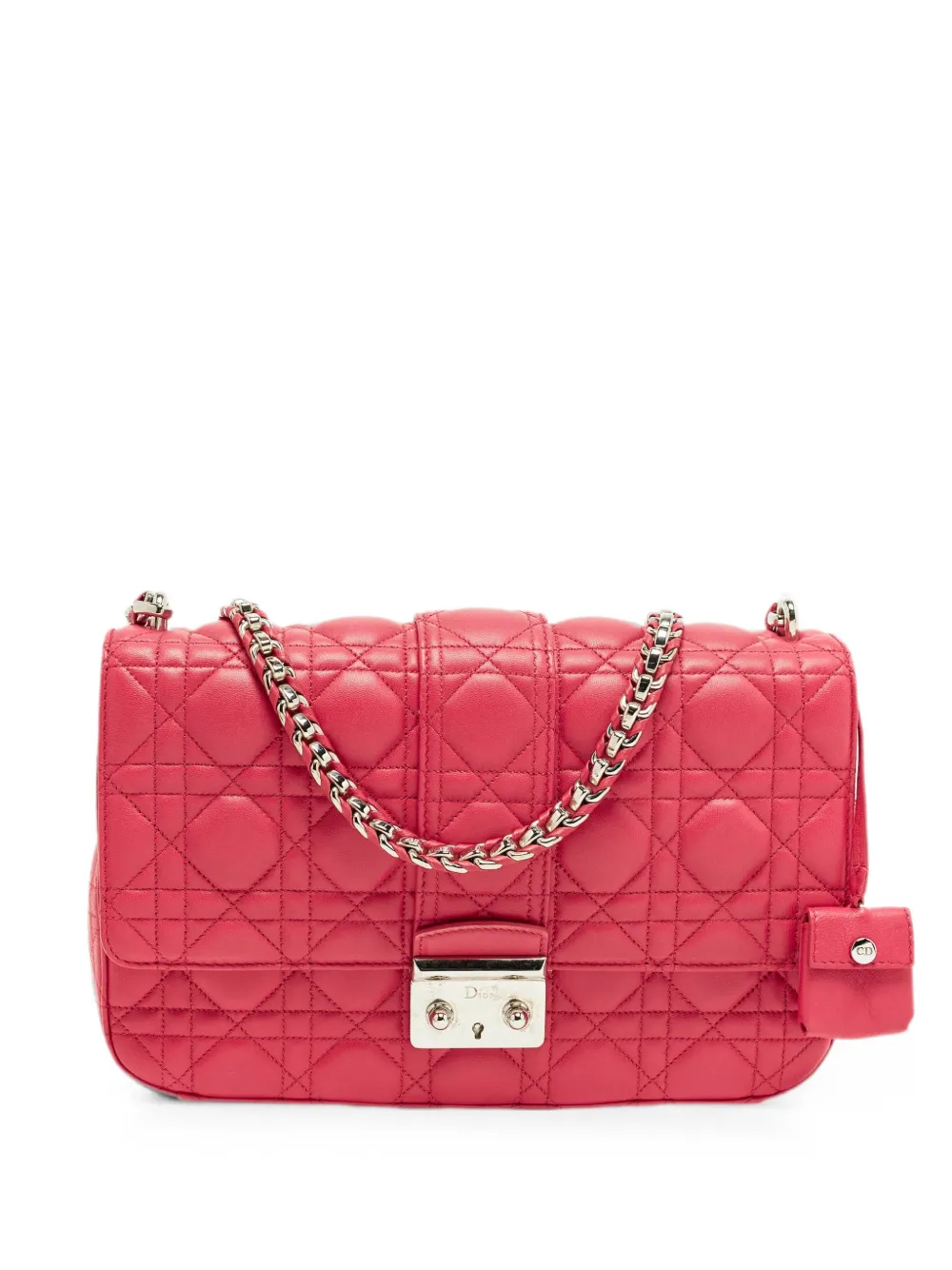 Christian Dior Pre-Owned 2013 medium Miss Dior leather shoulder bag - Rosa