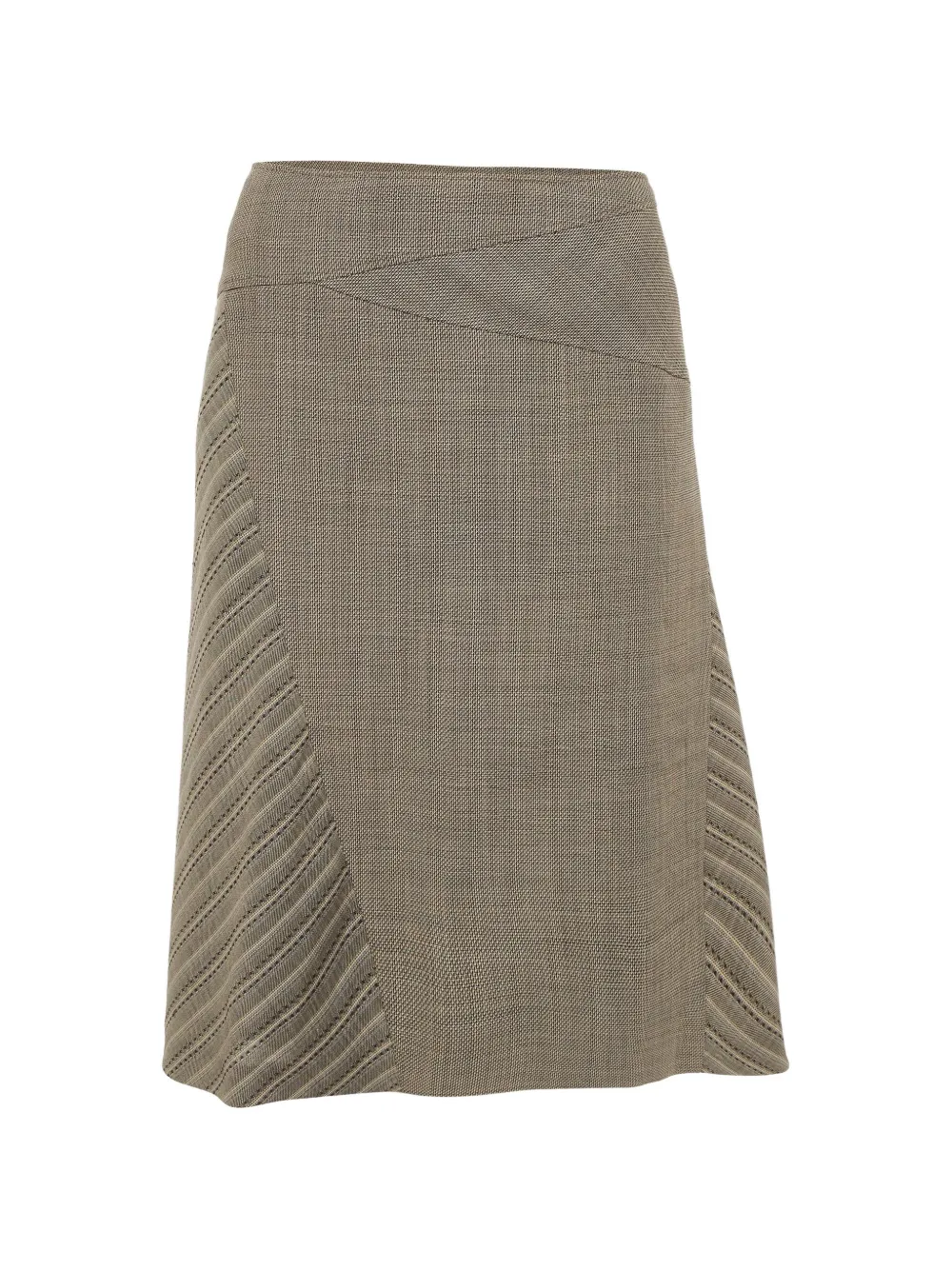 Kenzo Pre-Owned panelled A-line midi skirt - Grigio
