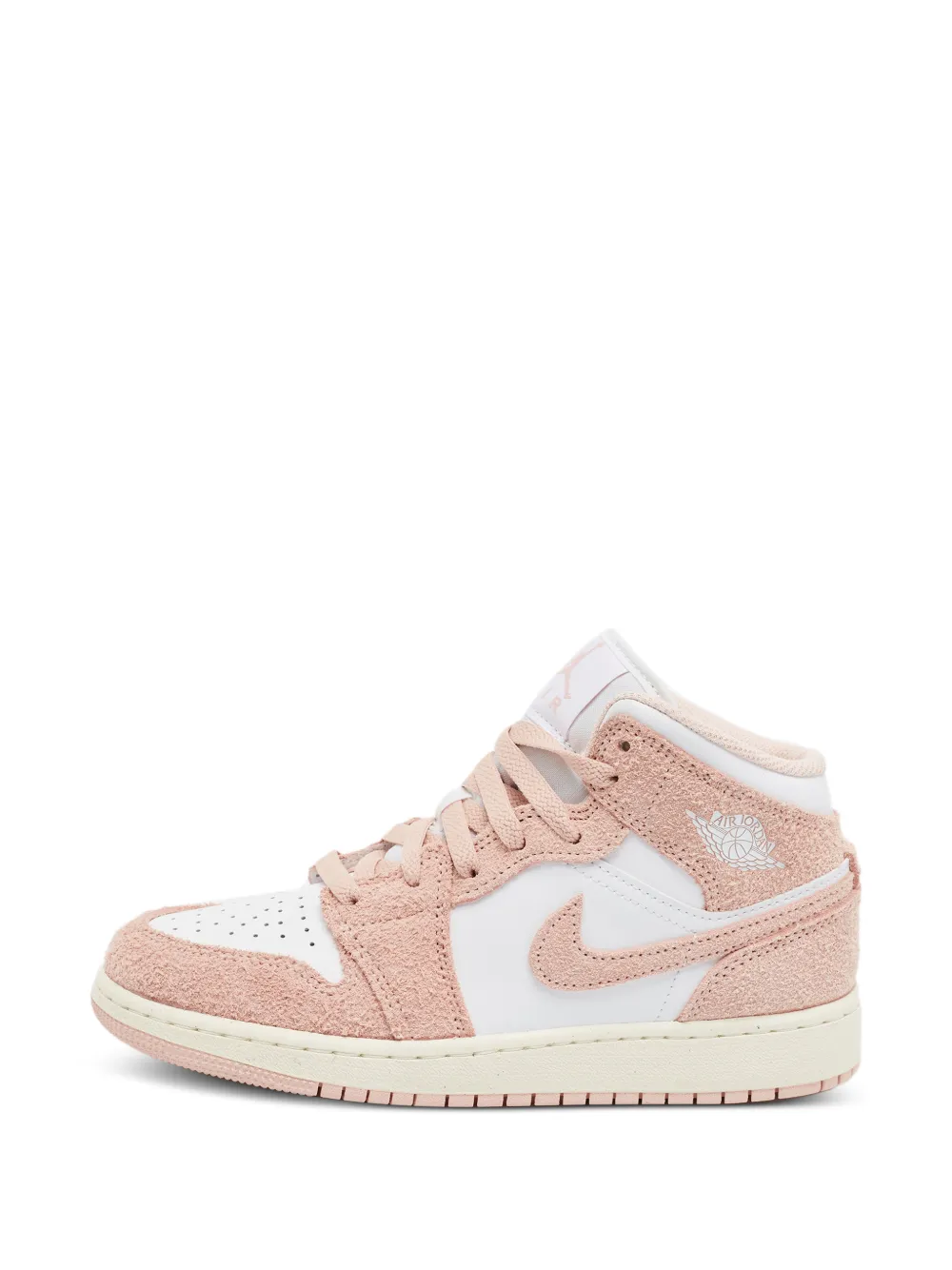 Jordan Air Jordan 1 lace-up leather sneakers - Rosa