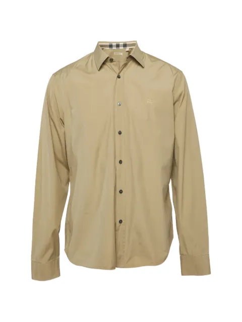 Burberry Pre-Owned camisa Brit de manga larga