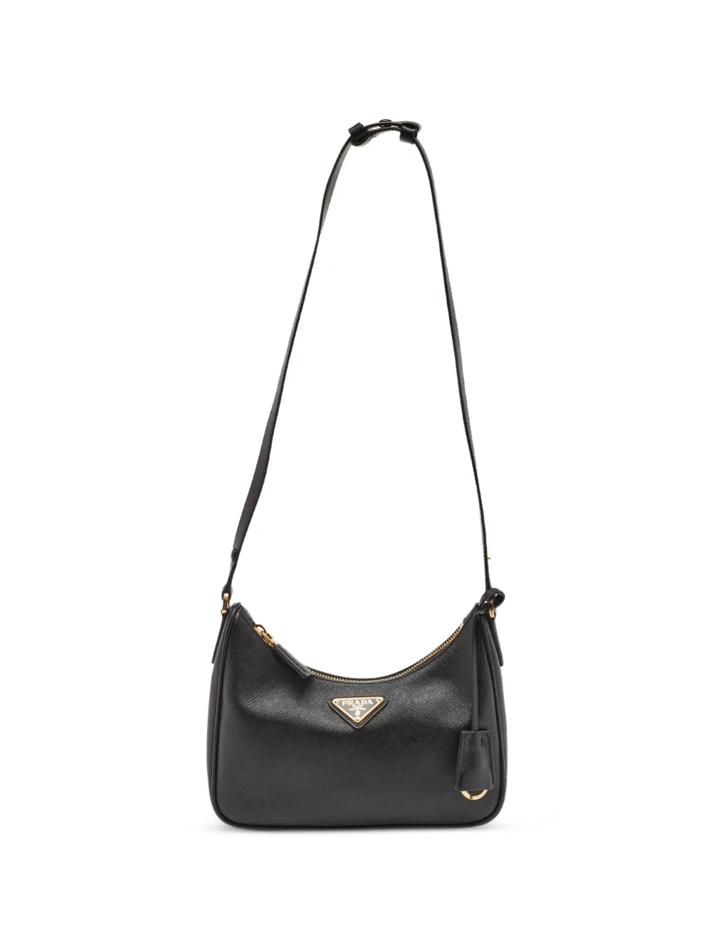 Prada Pre-Owned Re-Edition Saffiano leather shoulder bag - Nero