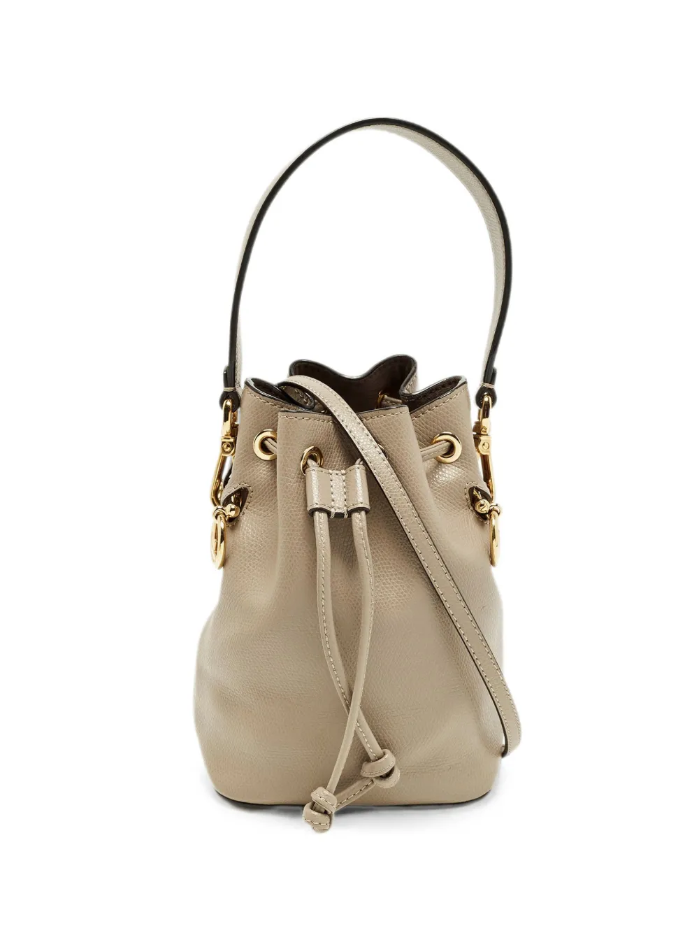 Fendi Pre-Owned 2018 mini Mon Tresor bucket bag - Toni neutri