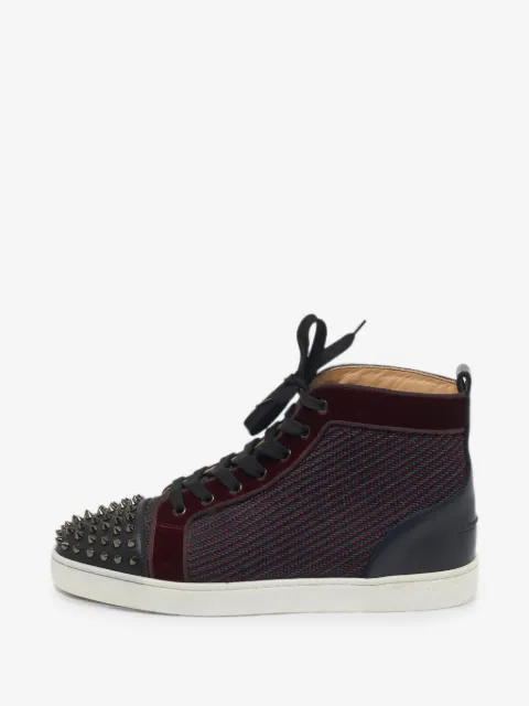 Christian Louboutin Pre-Owned Lou Spike Orlato high top sneakers