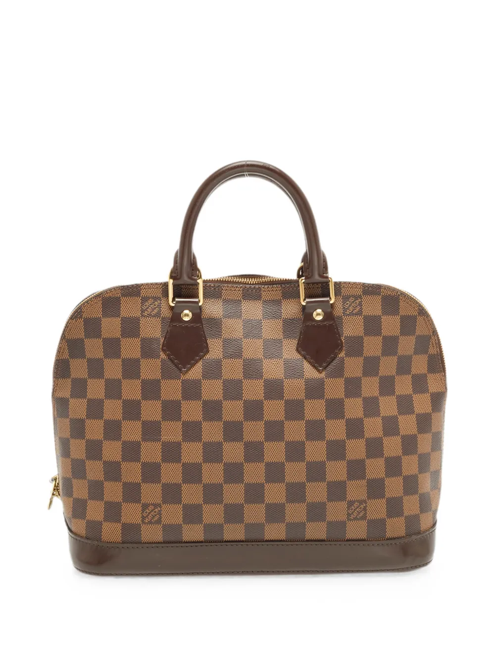 Louis Vuitton Pre-Owned Borsa tote Alma in tela Damier Ébène 2008 - Marrone