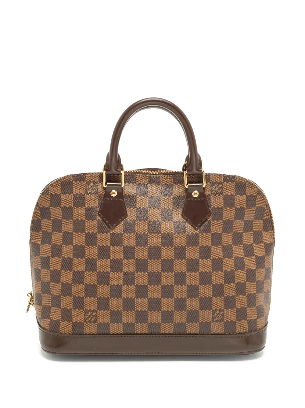 Louis Vuitton Pre-Owned Borsa tote Alma in tela Damier Ébène 2008 - Marrone