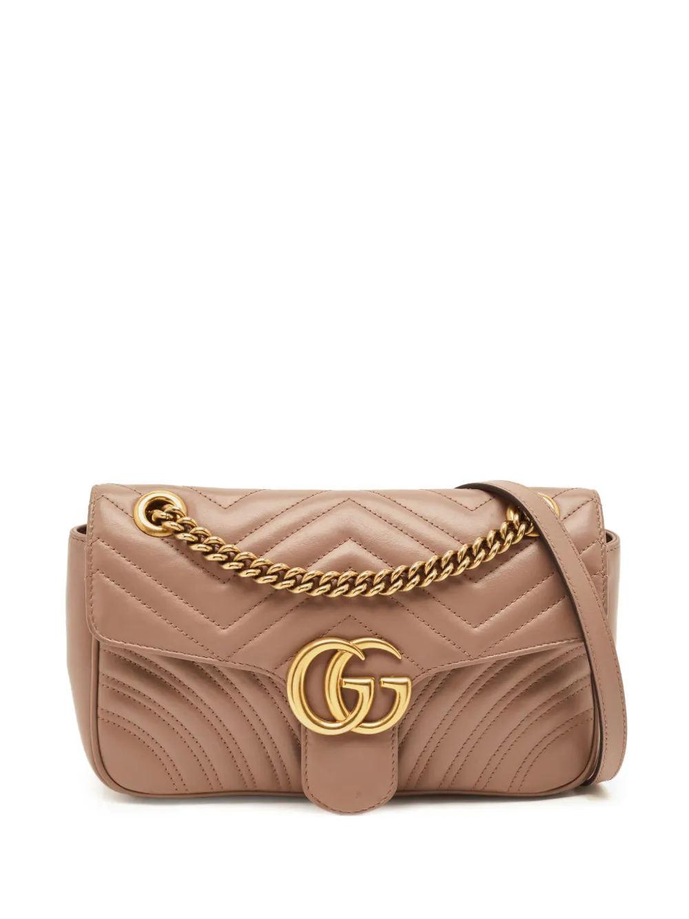 Gucci Pre-Owned GG Marmont matelassé shoulder bag - Toni neutri