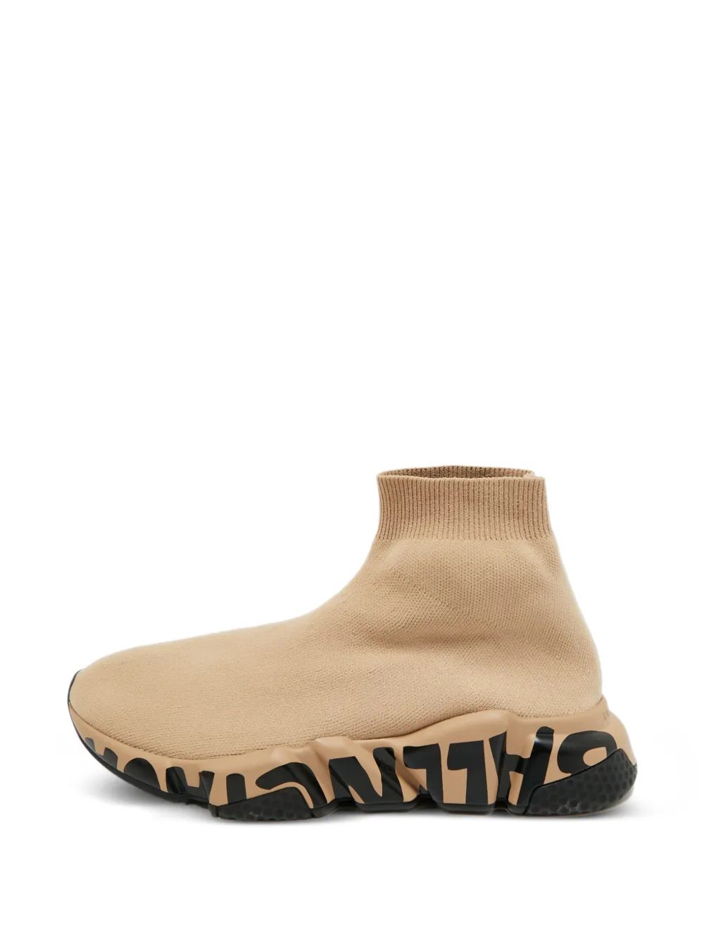 Balenciaga Pre-Owned Speed knit sneakers - Nude