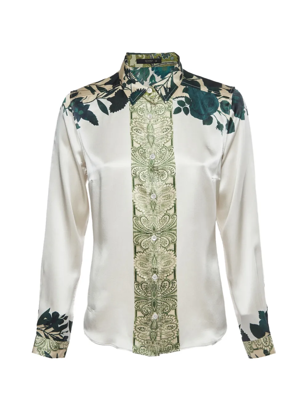Etro Pre-Owned Camicia in seta a fiori - Toni neutri