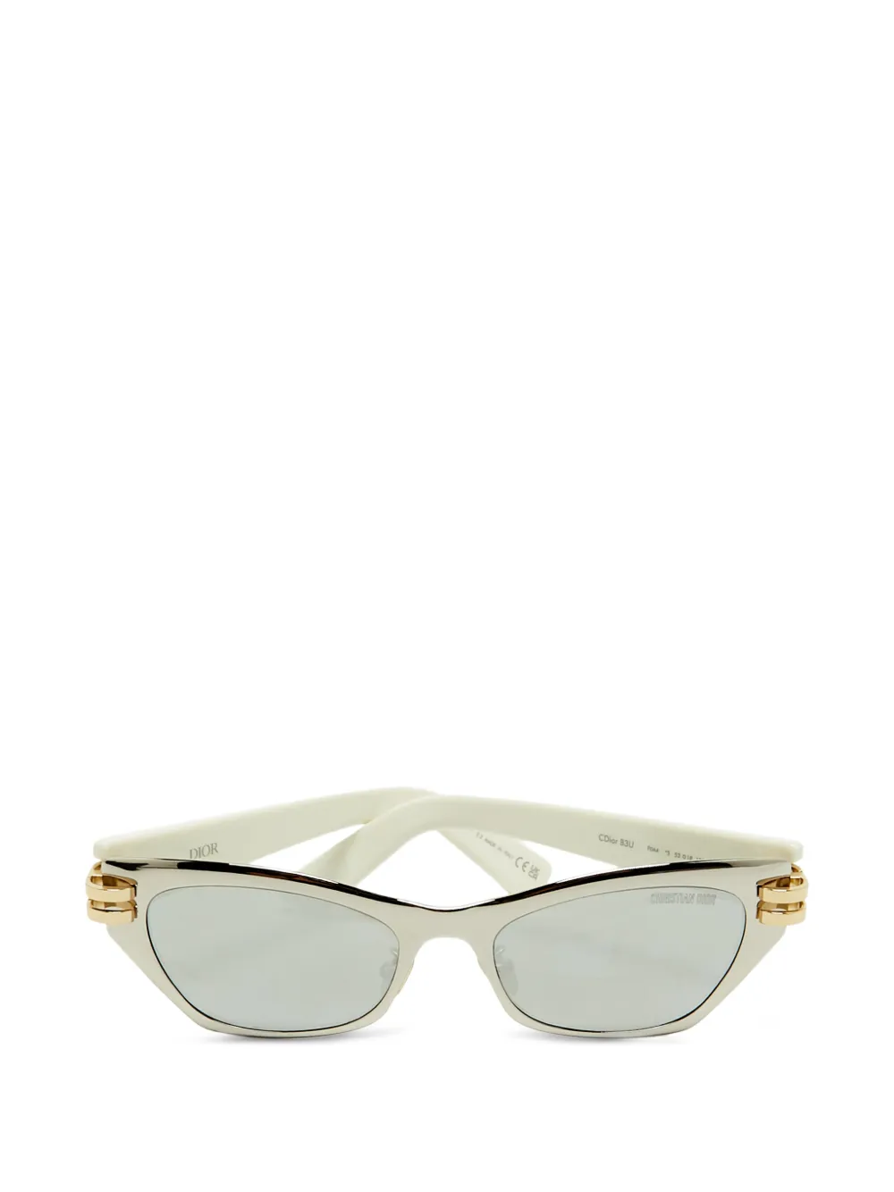 Christian Dior Pre-Owned B3U cat-eye sunglasses - Weiß