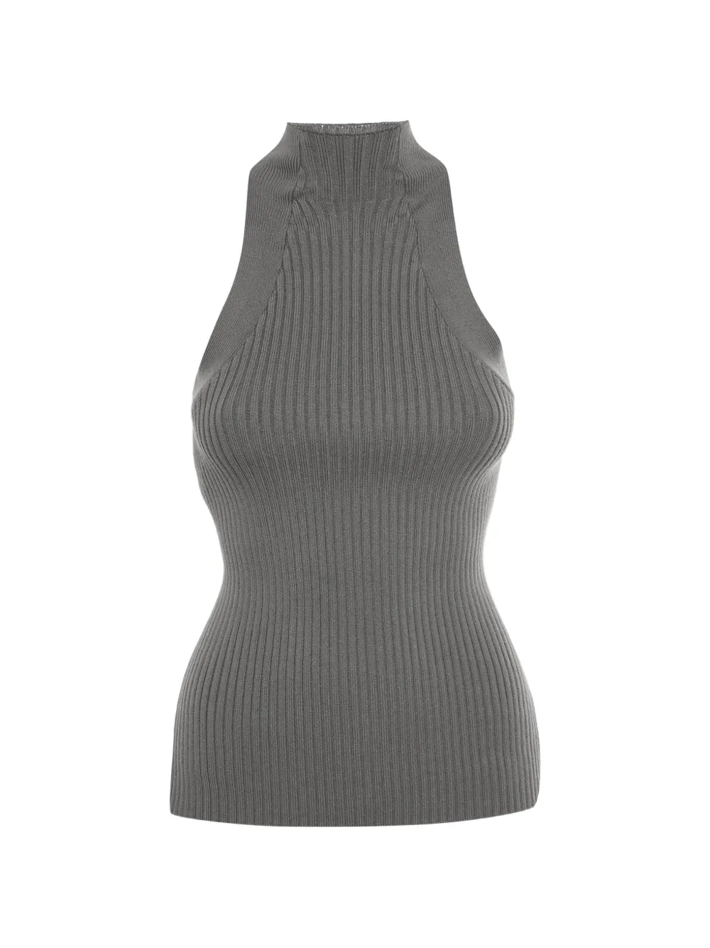 Dion Lee twist-detail knit tank top - Grigio