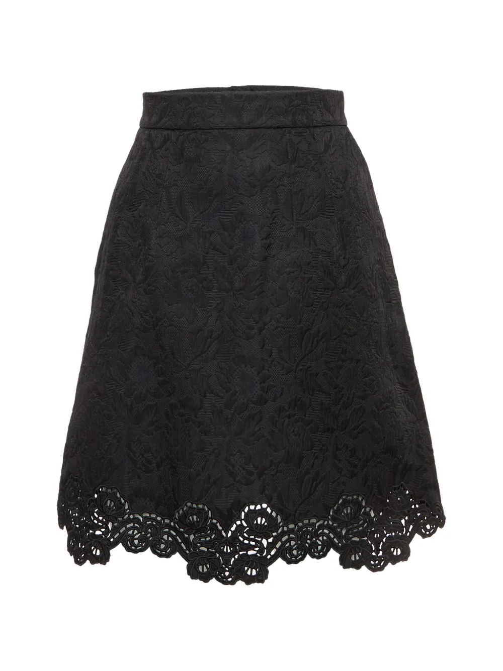 Dolce & Gabbana Pre-Owned A-line jacquard mini skirt - Nero