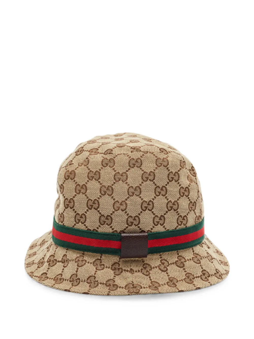 Gucci Pre-Owned monogram-pattern bucket hat - Toni neutri