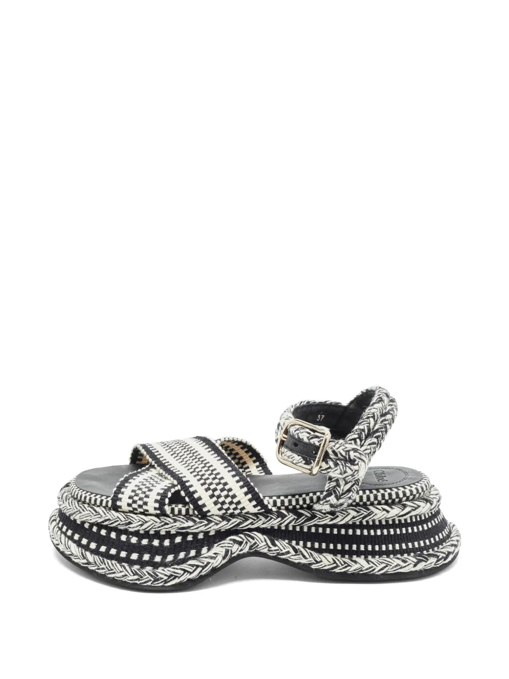 Chloé Pre-Owned Meril ankle-strap sandals - Bianco