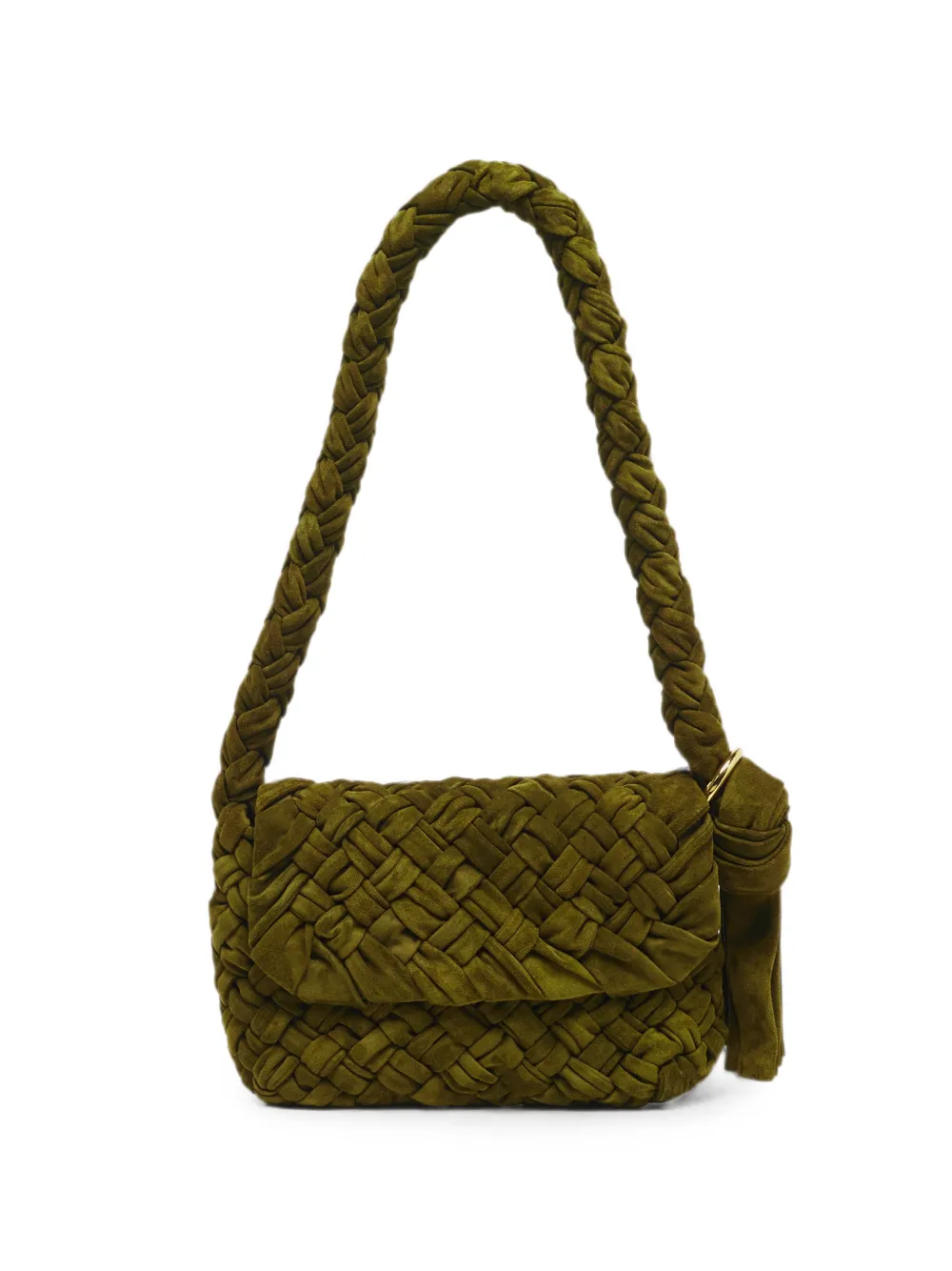 Bottega Veneta Pre-Owned Borsa a spalla Kalimero Città Intreccio - Verde