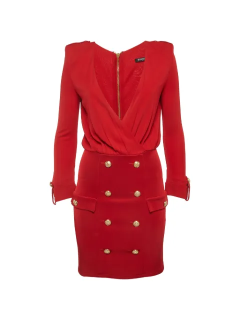 Balmain Pre-Owned double-breasted mini dress