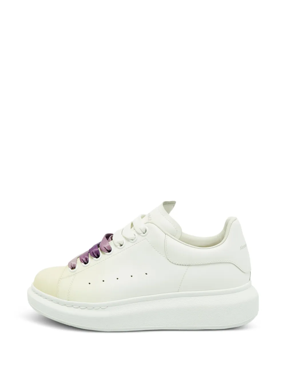 Alexander McQueen Pre-Owned Oversized lace-up sneakers - Nude