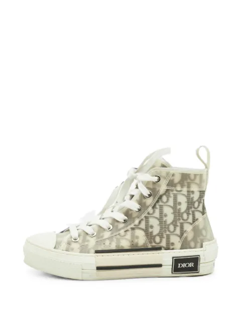 Christian Dior Pre-Owned B23 Oblique high-top sneakers