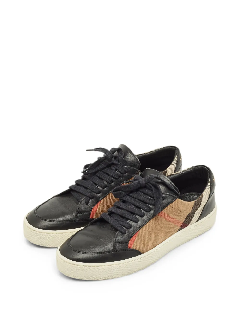 Burberry Pre-Owned House Check low-top sneakers - Nero