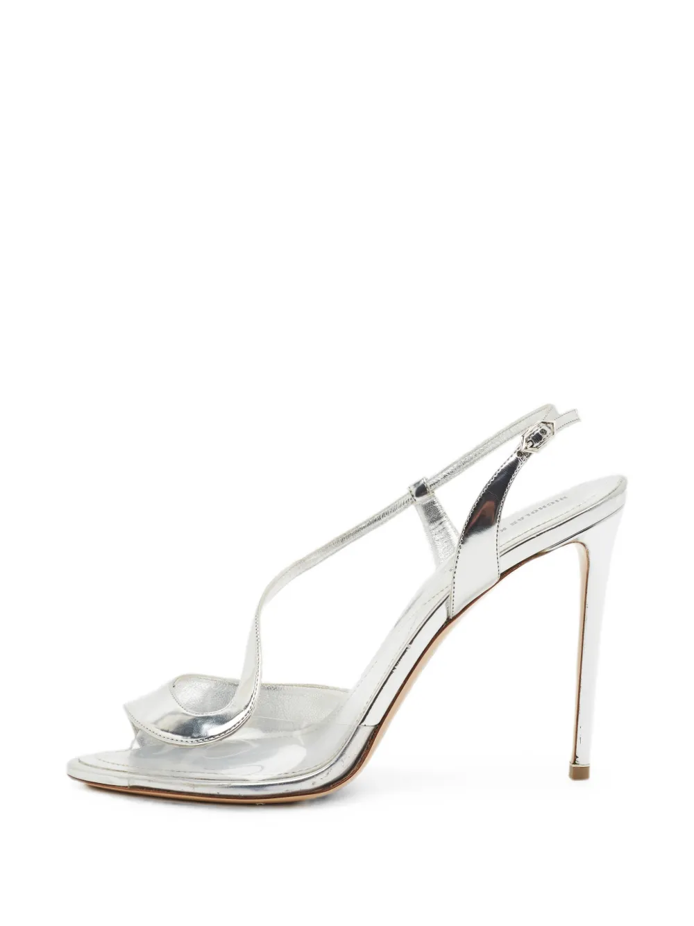 Nicholas Kirkwood transparent slingback sandals - White
