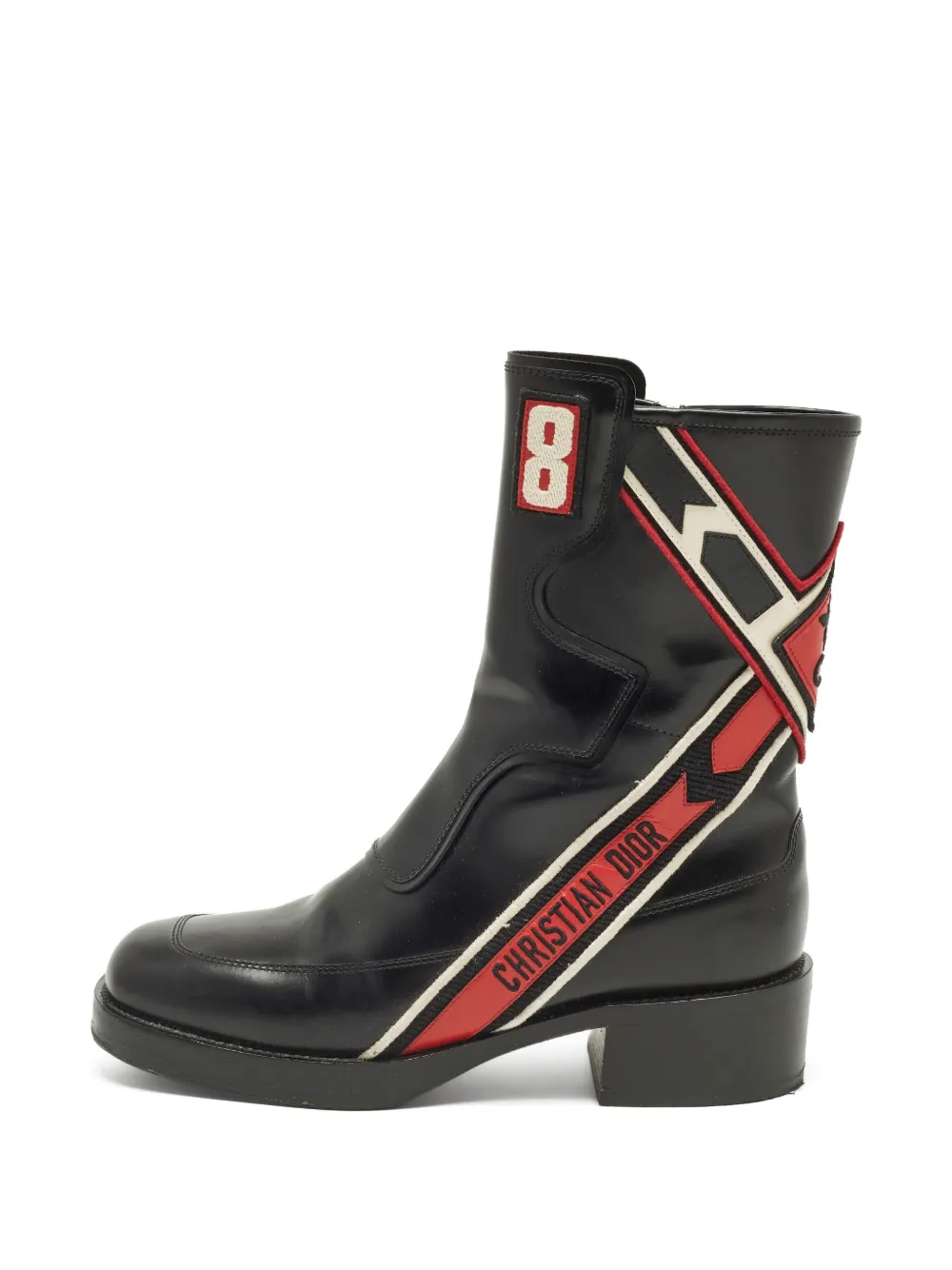 Christian Dior Pre-Owned Diorally panelled boots - Black