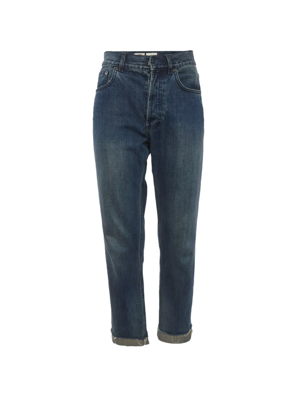 Christian Dior Pre-Owned Jeans con orlo a taglio vivo - Blu