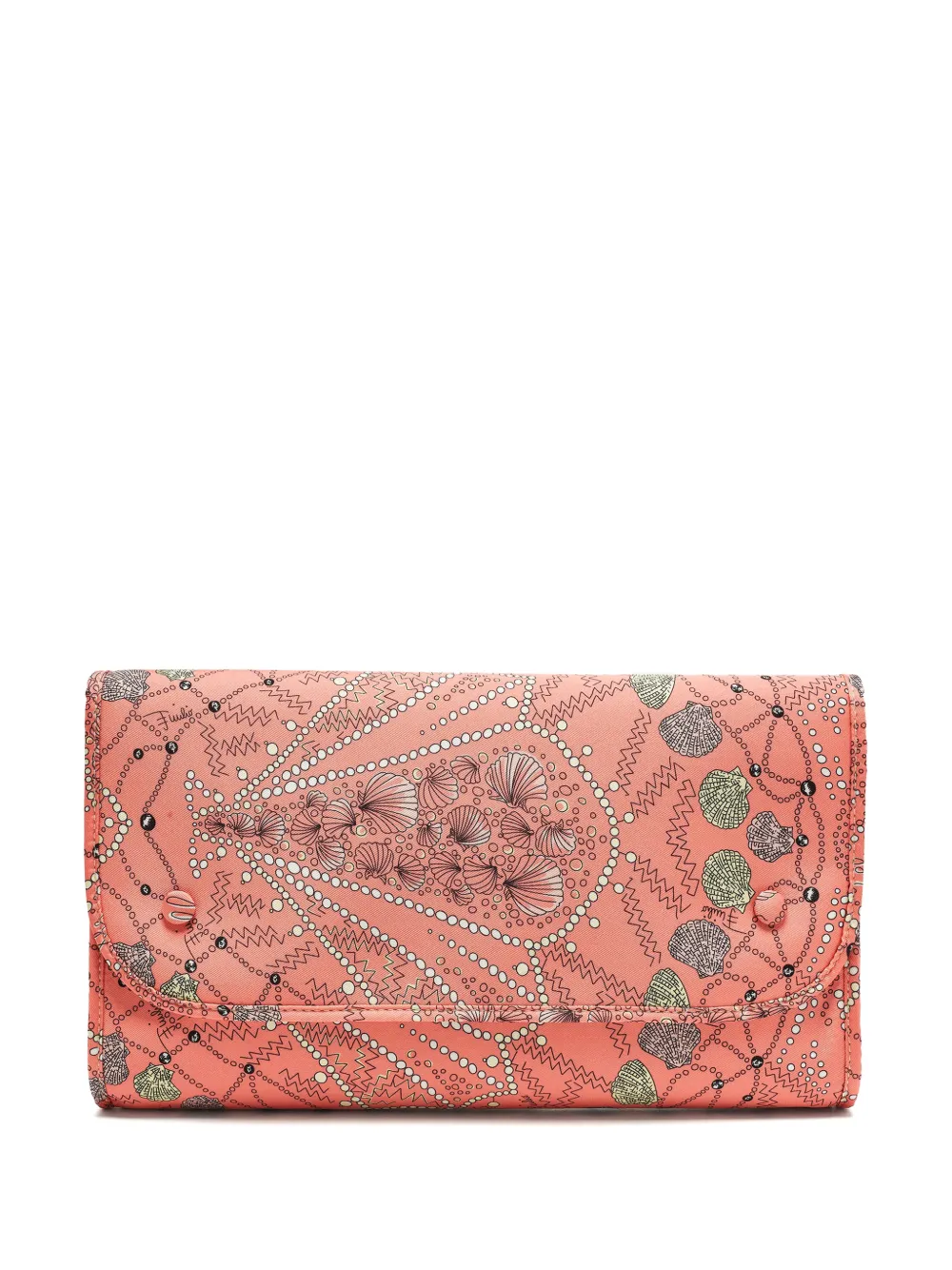 PUCCI Pre-Owned printed flap clutch bag - Rosa