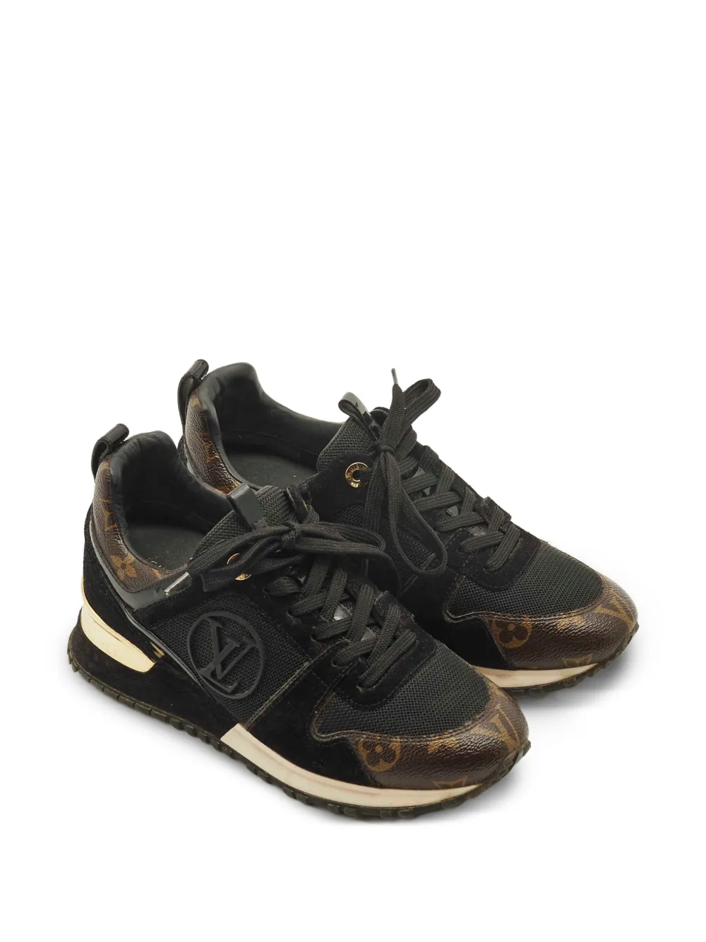 Louis Vuitton Pre-Owned Run Away monogram sneakers - Schwarz