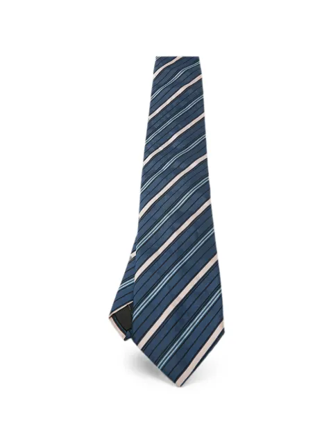 S.T. Dupont striped silk tie