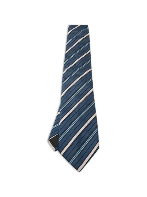 S.T. Dupont striped silk tie