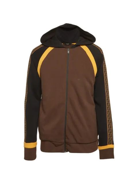 Fendi Pre-Owned logo tape hoodie