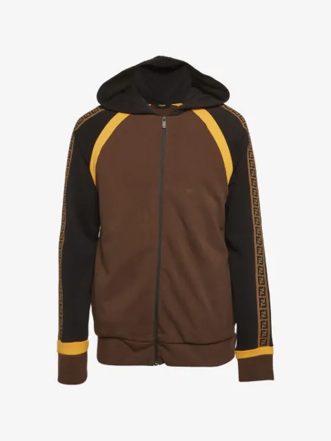 Fendi Pre-Owned logo tape hoodie