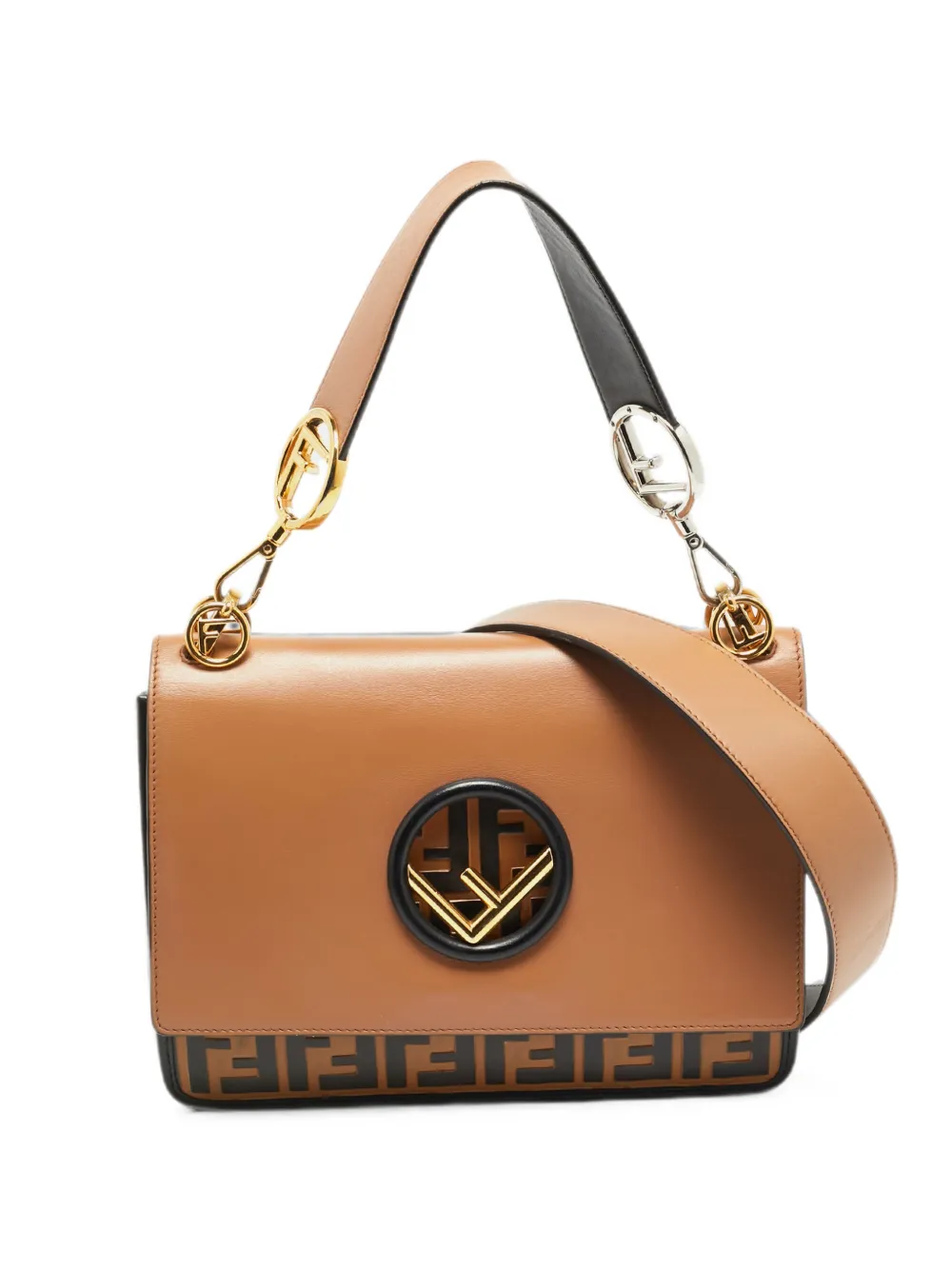 Fendi Pre-Owned 2018 Kan I Zucca shoulder bag - Marrone