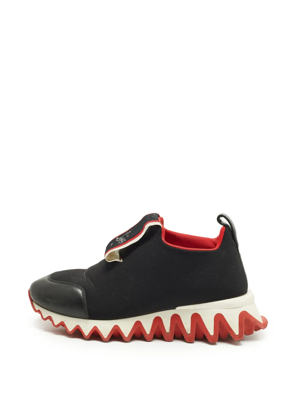 Christian Louboutin Pre-Owned Tiketa leather sneakers - Schwarz