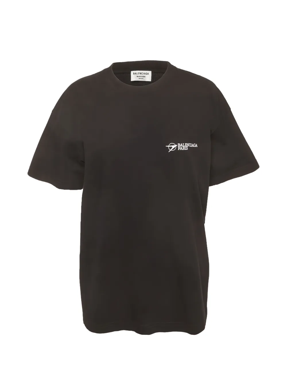 Balenciaga Pre-Owned T-Shirt mit Logo-Stickerei - Schwarz