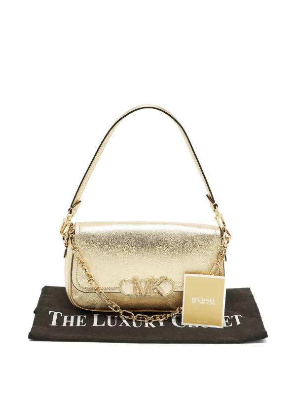 Michael Kors Vintage Parker ビジュー ショルダーバッグ | ゴールド 