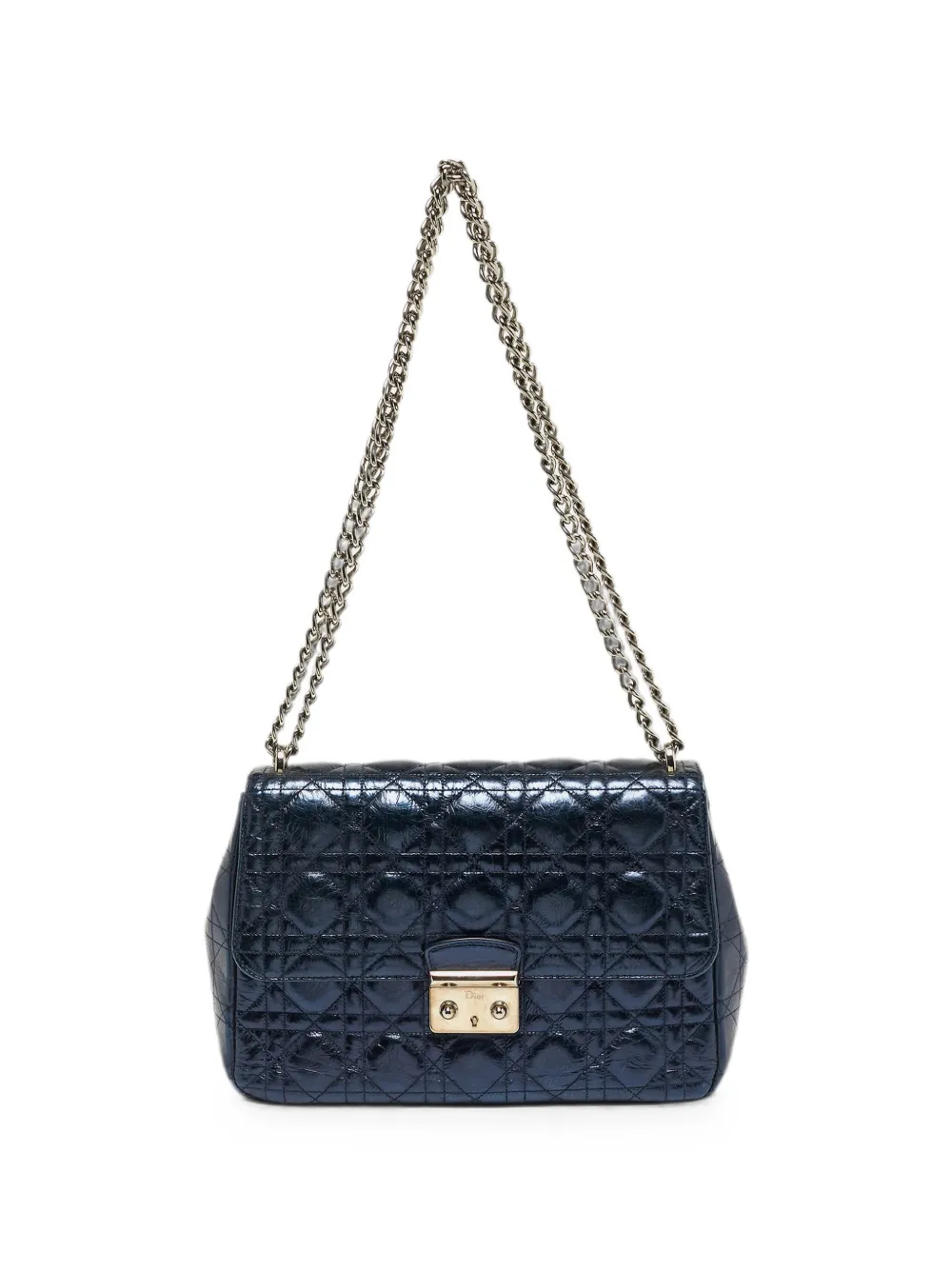 Christian Dior Pre-Owned 2014 Miss Dior Cannage cross body bag - Blue