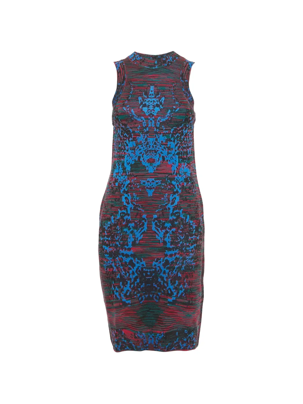 Missoni Pre-Owned Intarsia knit midi dress - Blu