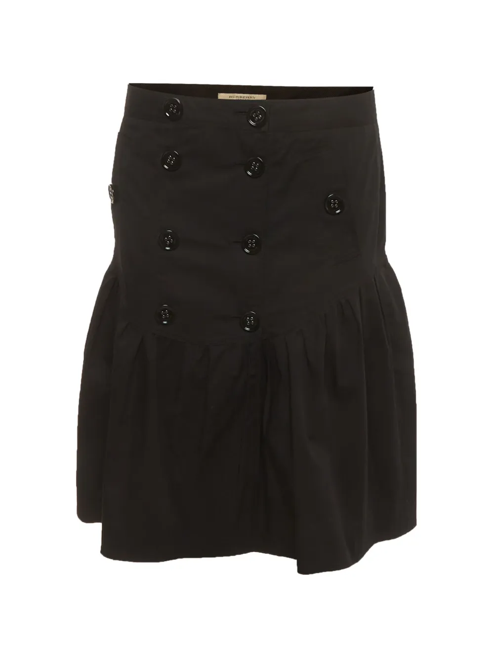 Burberry Pre-Owned pleated midi skirt - Schwarz