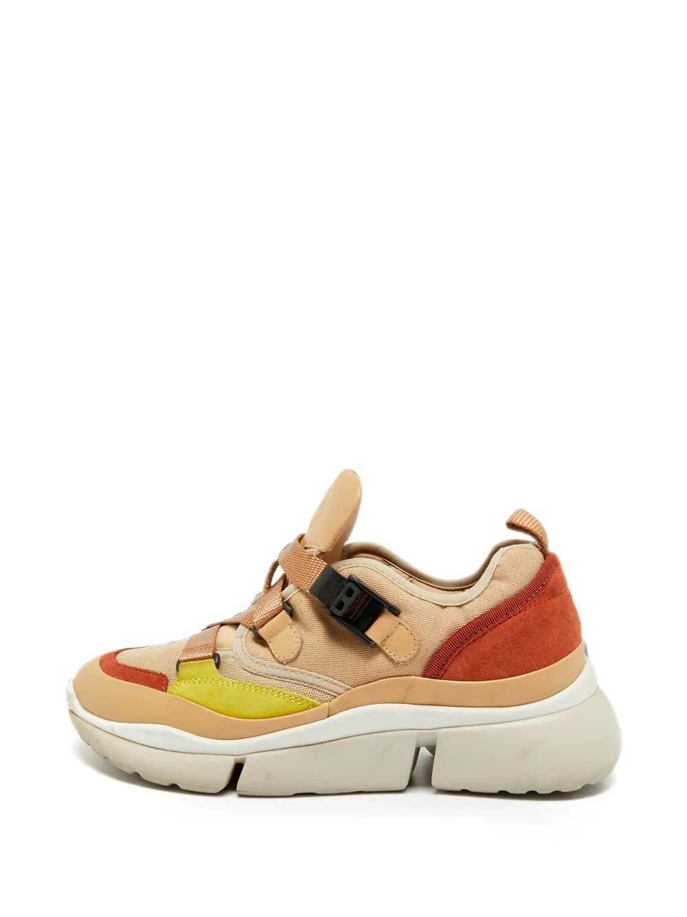 Chloé Pre-Owned Sonnie low-top sneakers - Nude